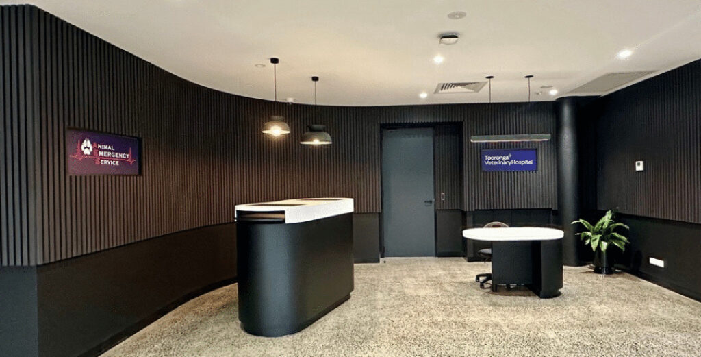 Reception area at Animal Emergency Service Hawthorn East